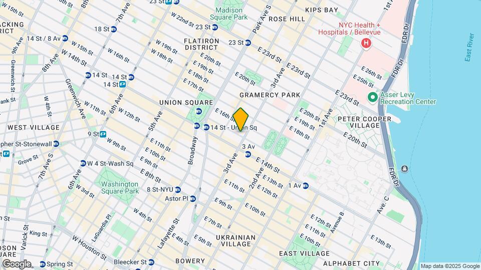 145 E 15th St Mapa y Detalles de la Ubicación