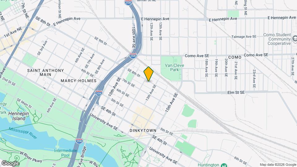 1212 8th St SE Map and Location Details