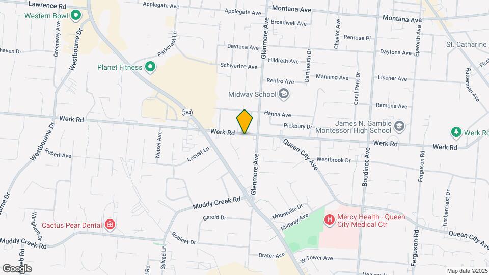 3323 Werk Rd Map and Location Details