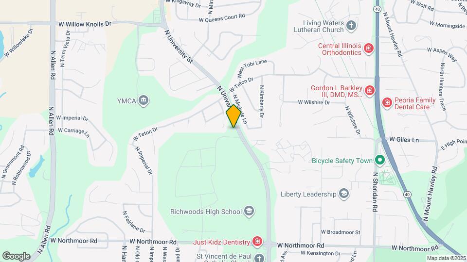 Richwoods Plaza Mapa y Detalles de la Ubicación