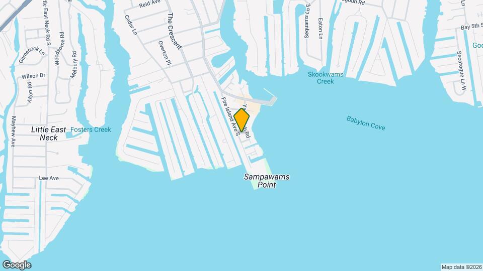 579 Fire Island Ave S Map and Location Details