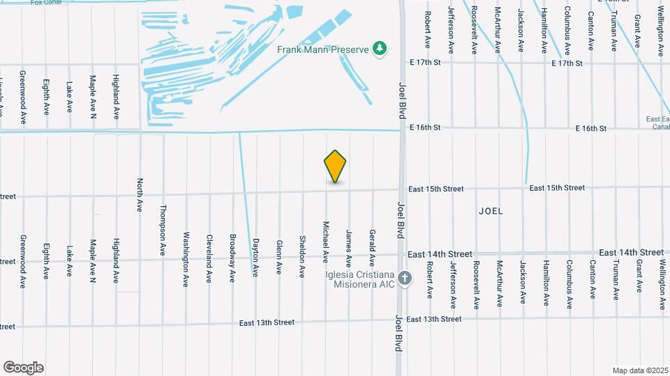 2003 East 15th Street Map and Location Details