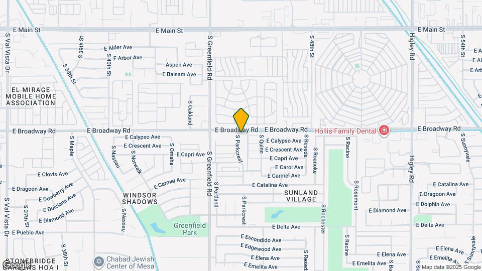 425 S Parkcrest, Unit 316 Map and Location Details