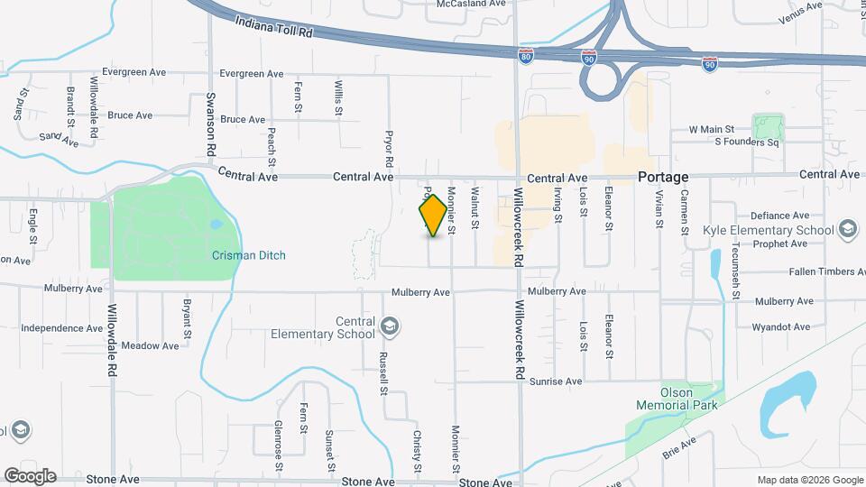 2705 Poplar St Map and Location Details