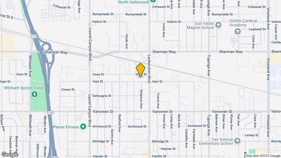 11737 Hart St Map and Location Details