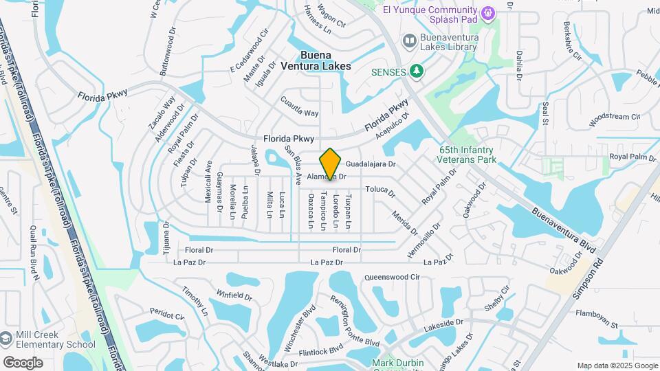 127 Toluca Dr Map and Location Details