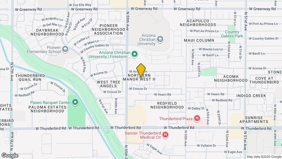 5814 W Gelding Dr Map and Location Details