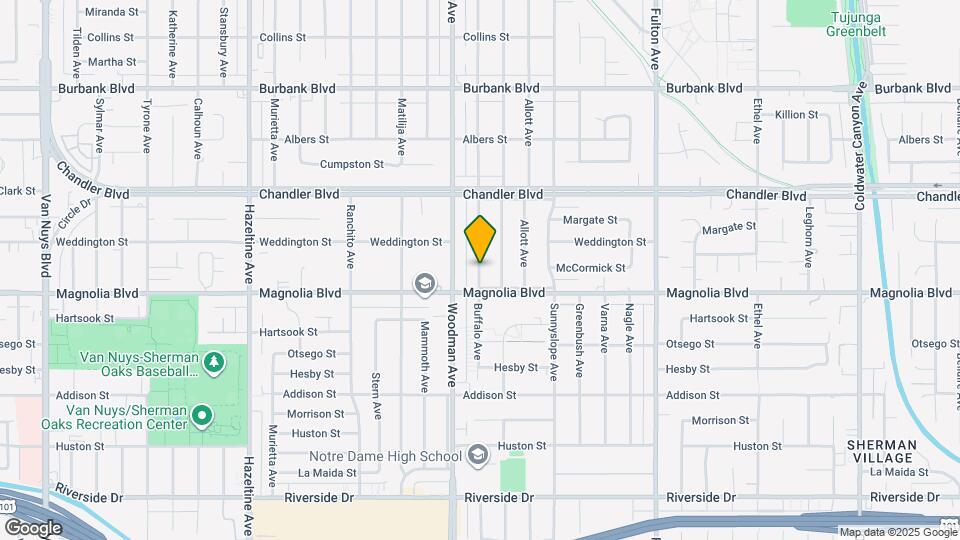 5240 Buffalo Ave Map and Location Details