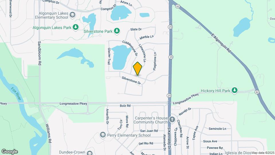1023 Silverstone Dr Map and Location Details