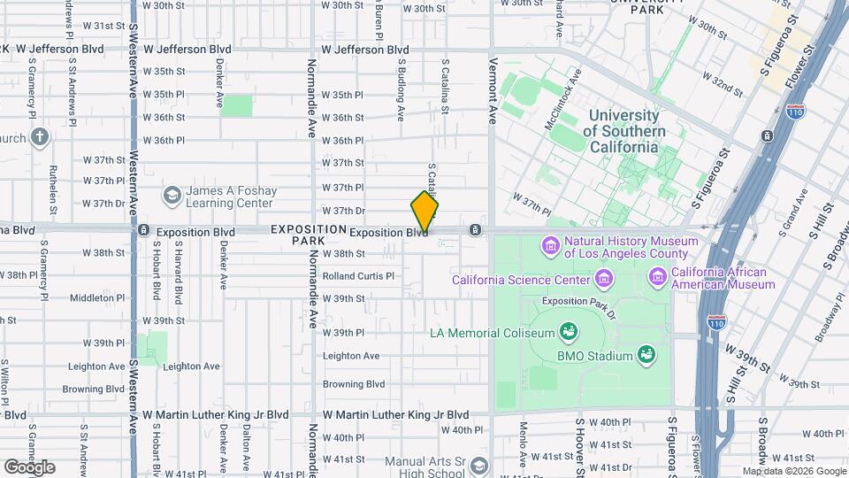 1108 Exposition Blvd Map and Location Details