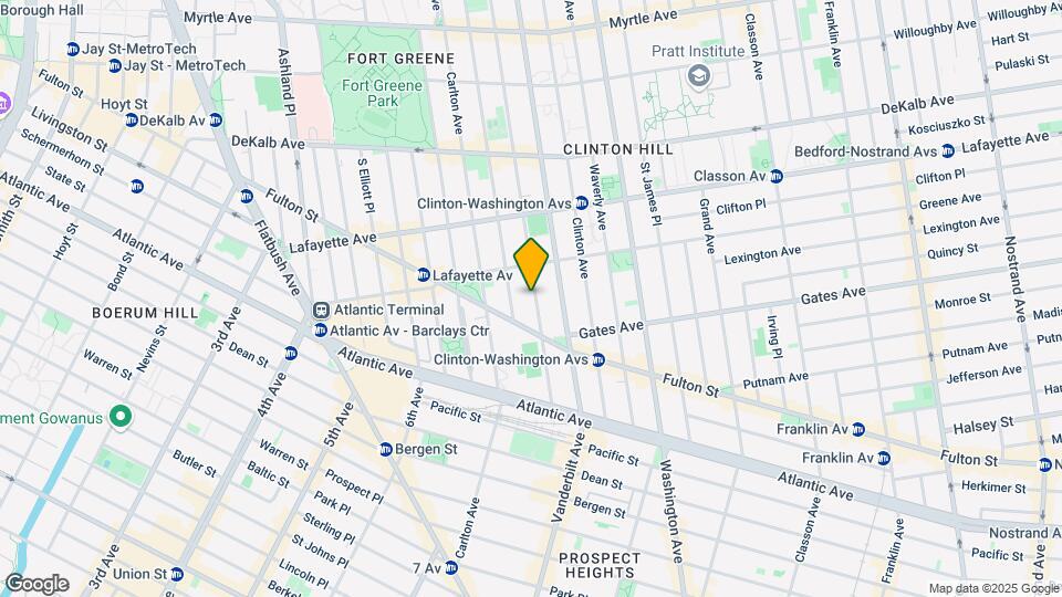 416 Clermont Ave Mapa y Detalles de la Ubicación