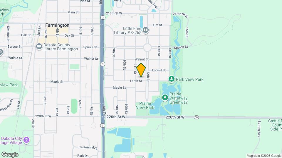 1109 Larch St Map and Location Details