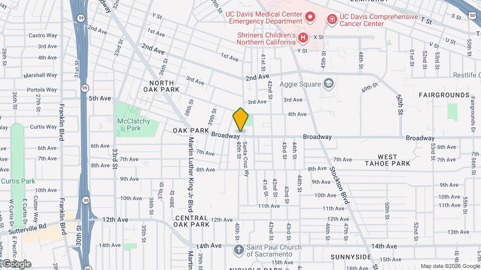 4001 Broadway Map and Location Details