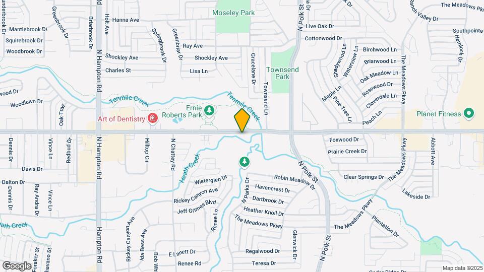 640 E Pleasant Run Rd Map and Location Details