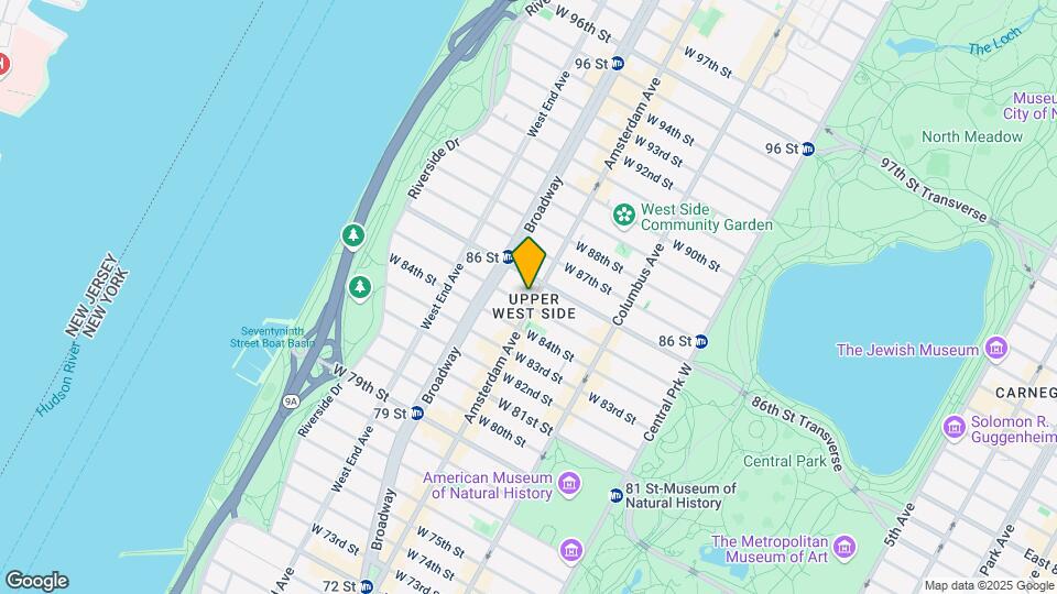 520 Amsterdam Ave Mapa y Detalles de la Ubicación