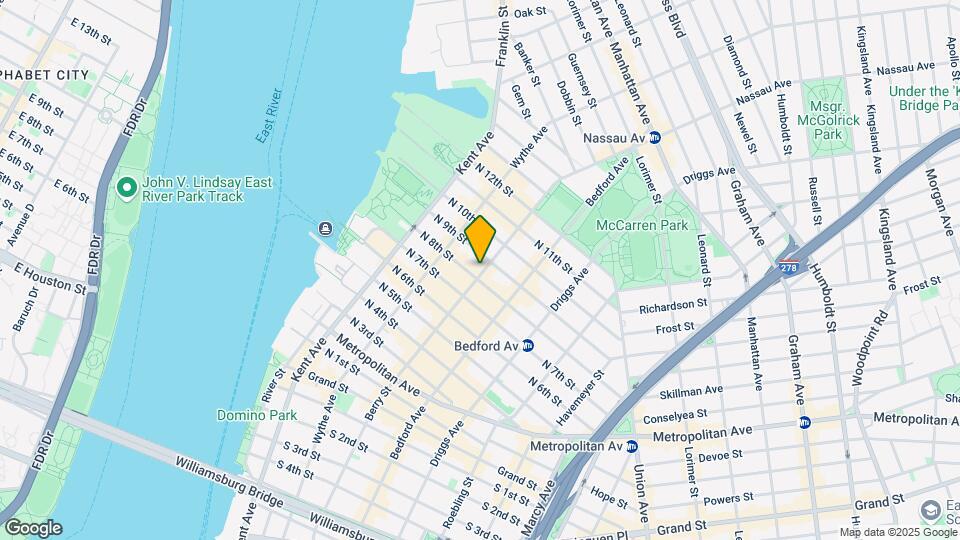 Flatiron Map and Location Details