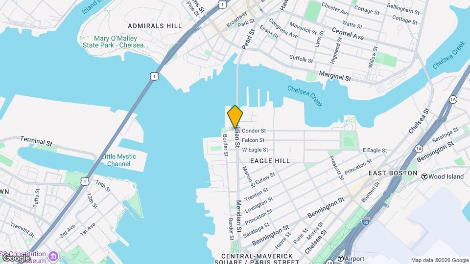 464 Meridian St Map and Location Details