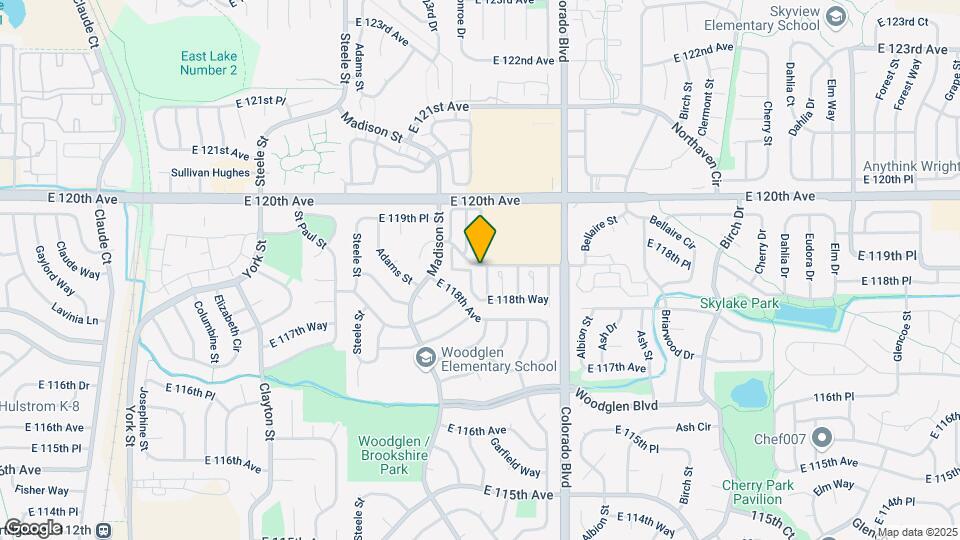 11891 Monroe Way Map and Location Details