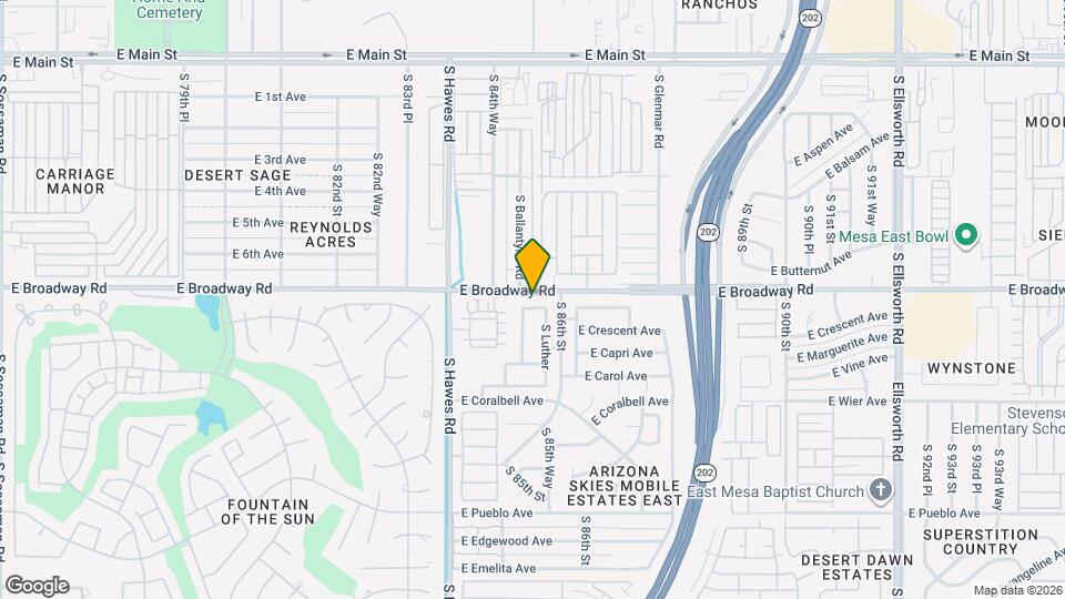 8538 E Calypso Ave Map and Location Details