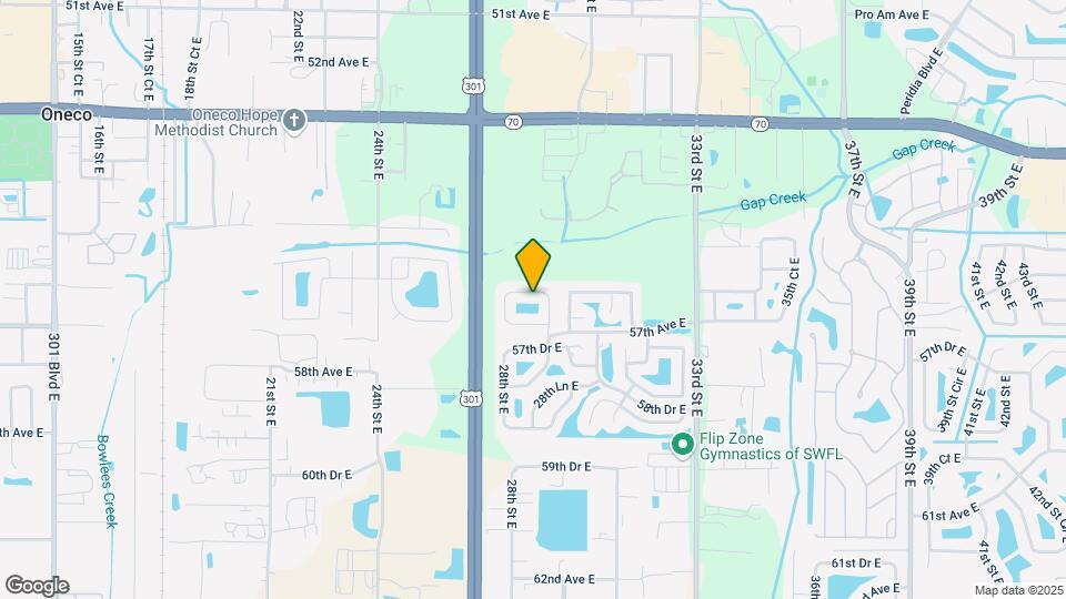 2877 56th Ave Cir E Map and Location Details