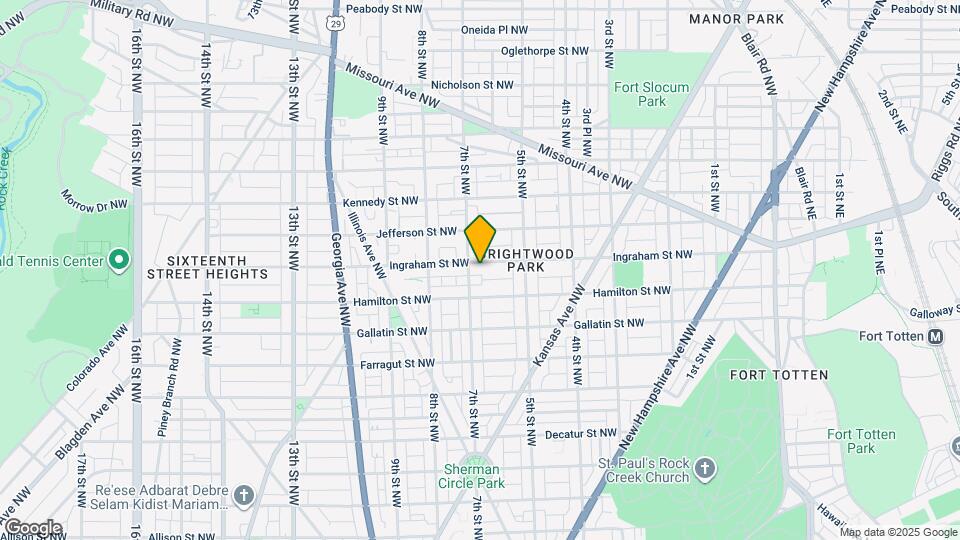 614 Ingraham St NW Map and Location Details