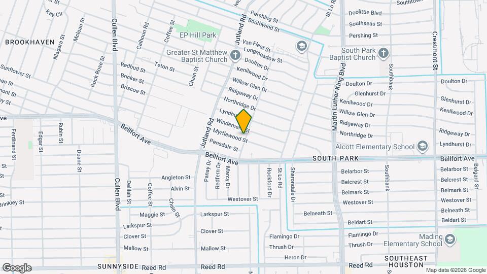 5235 Myrtlewood St Mapa y Detalles de la Ubicación
