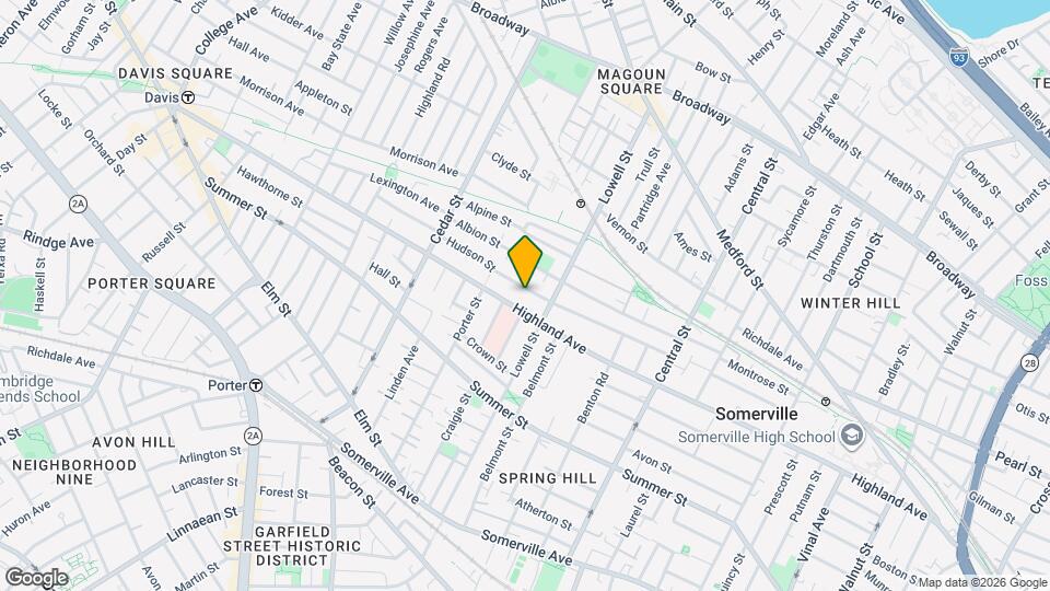 110 Hudson St, Unit 3 Map and Location Details