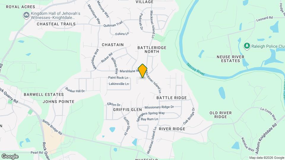 3522 Midway Island Court Map and Location Details