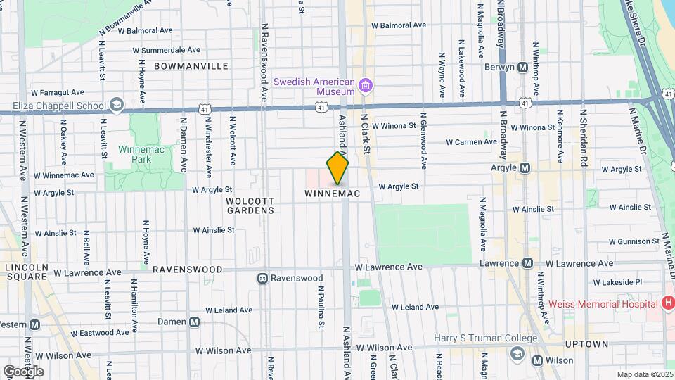 5021 N Ashland Ave, Unit 1R Map and Location Details