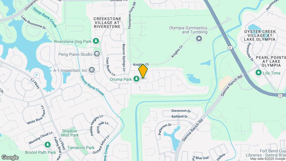 5627 Granite Falls Ln Map and Location Details