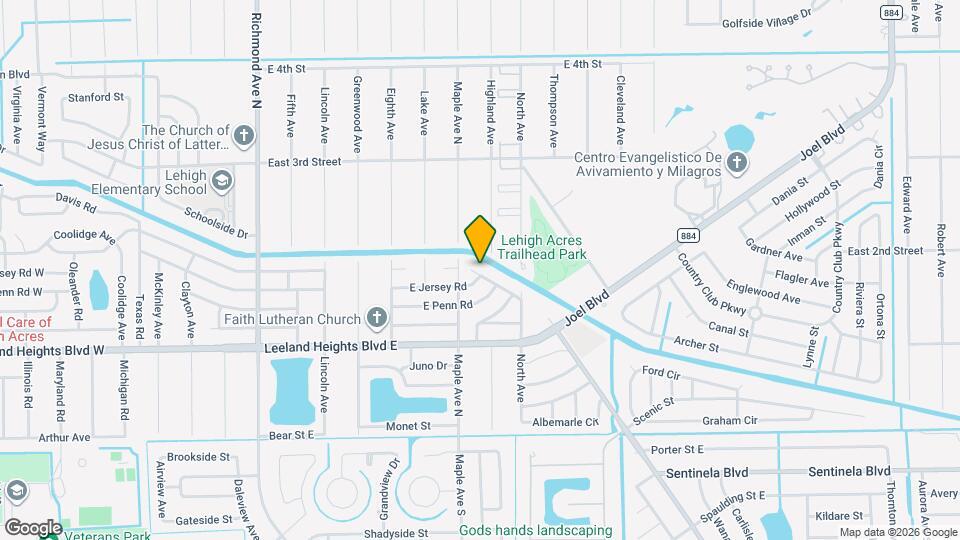 1005 E Jasmine Rd Map and Location Details