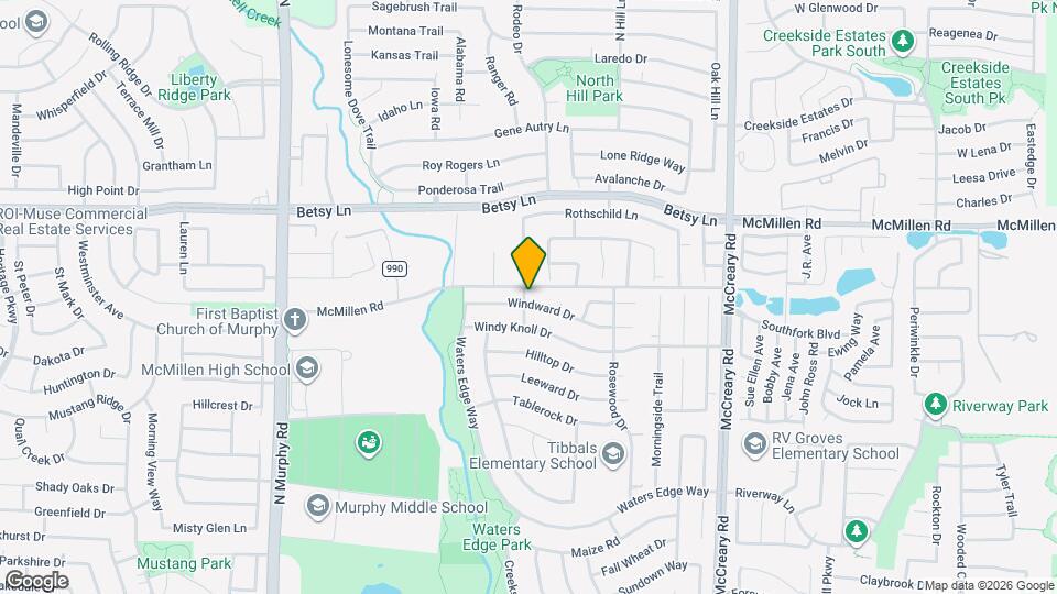 501 Windward Dr Map and Location Details