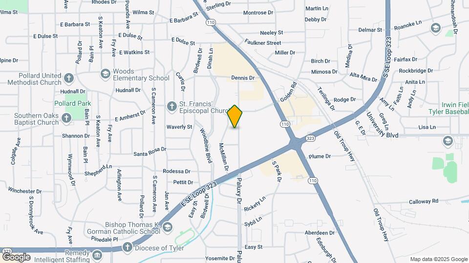 3325 Paluxy Dr Map and Location Details