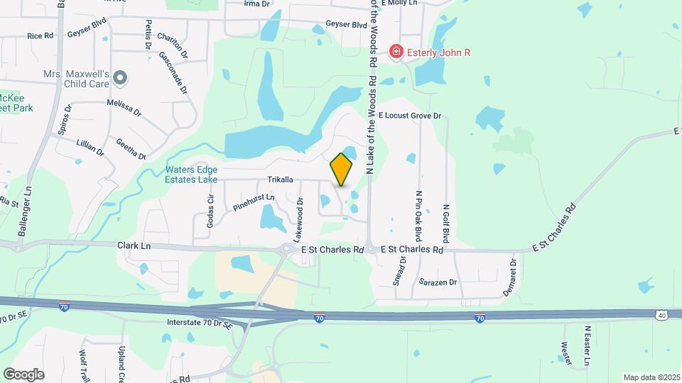 1654 N Doulton Dr Map and Location Details