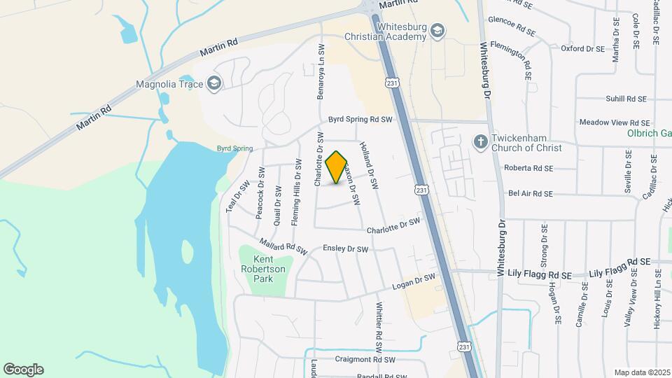 2105 Hansel Ave SW Map and Location Details