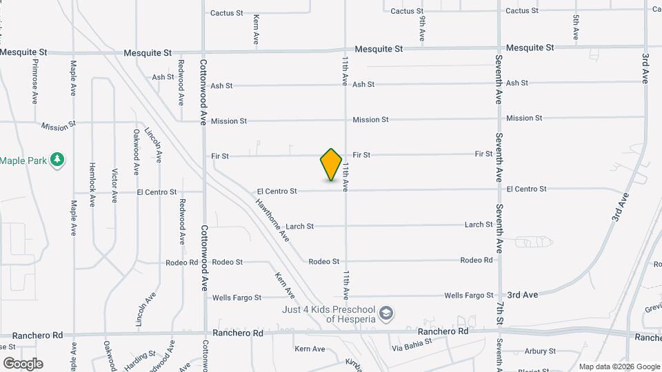 15262 El Centro Rd Map and Location Details