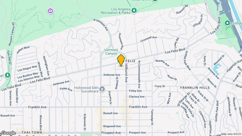 4525 Avocado St Map and Location Details