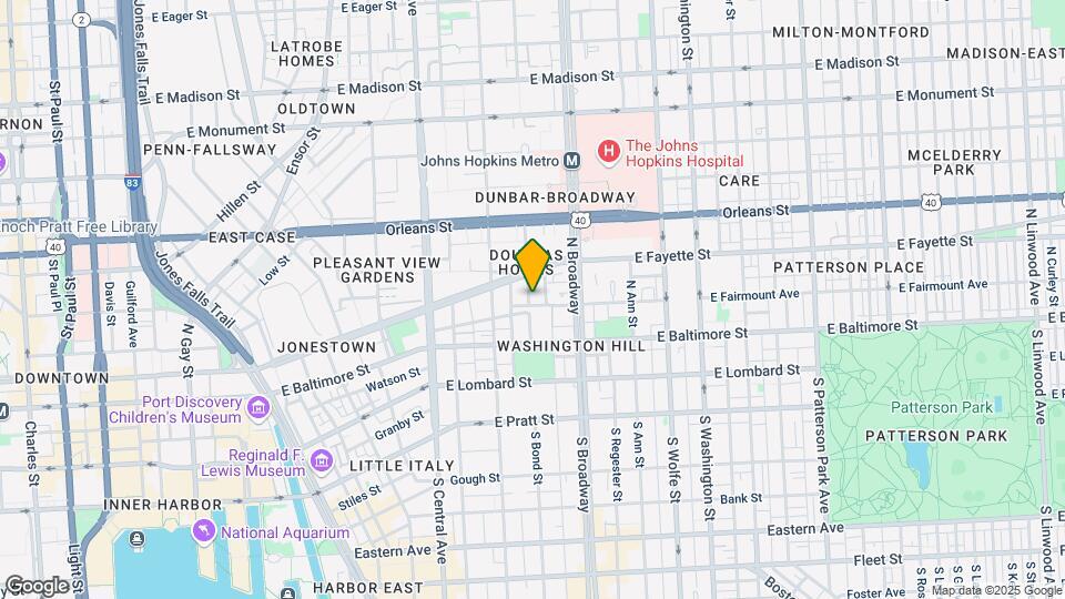 117 N Bond St, Unit 117 Map and Location Details