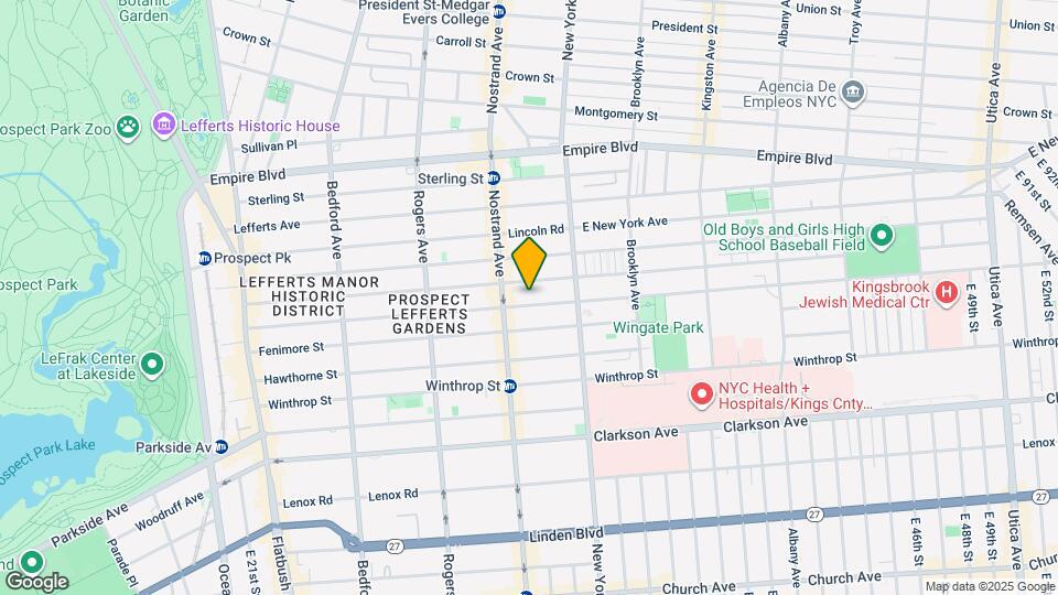 335 Rutland Rd Map and Location Details