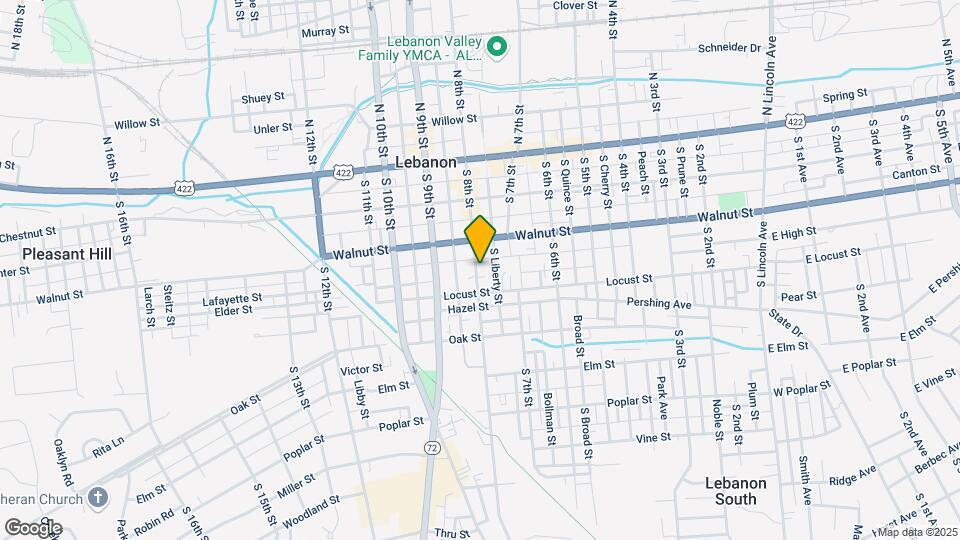 232 S 8th St Map and Location Details