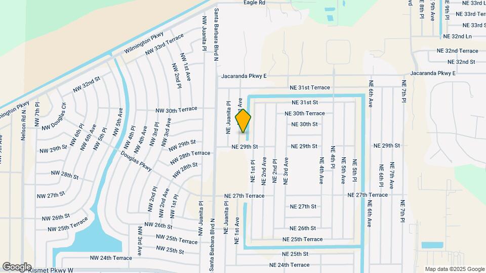 2909 NE 1st Ave Map and Location Details