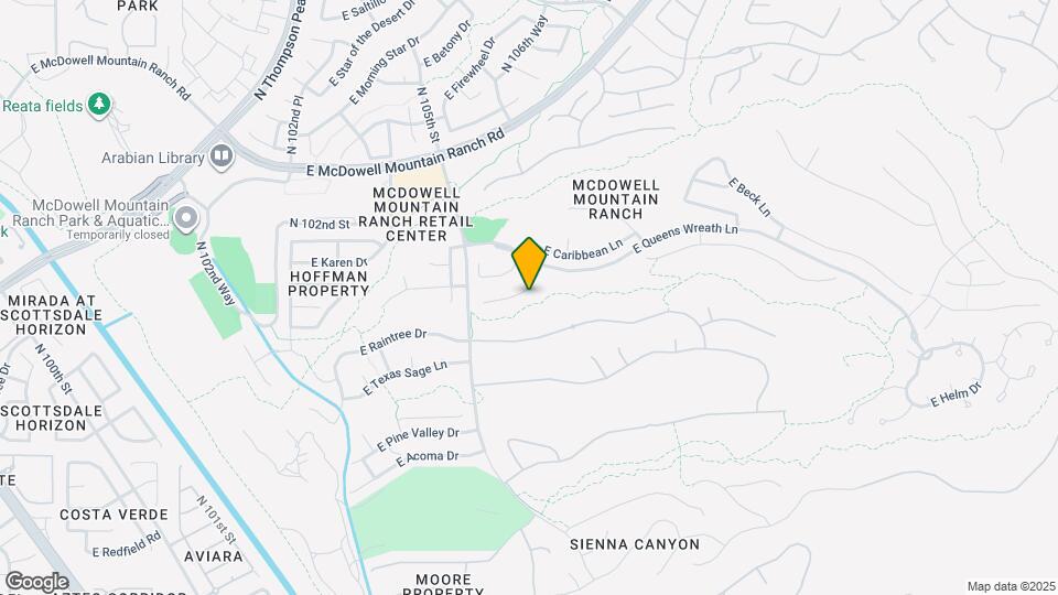 10637 E Blanche Dr Map and Location Details