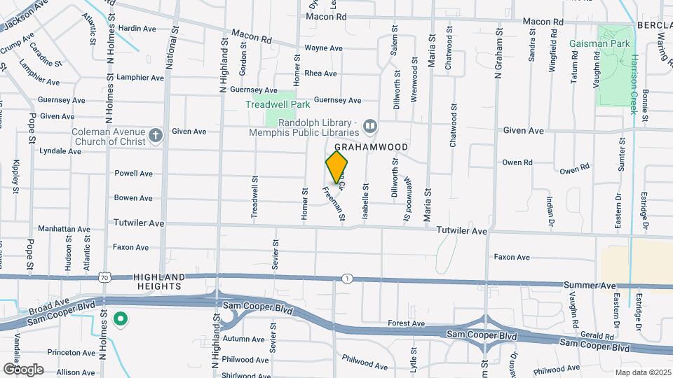 801 Bowen Cir Map and Location Details