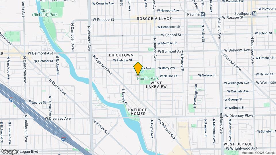 3026 N Hoyne Ave Map and Location Details