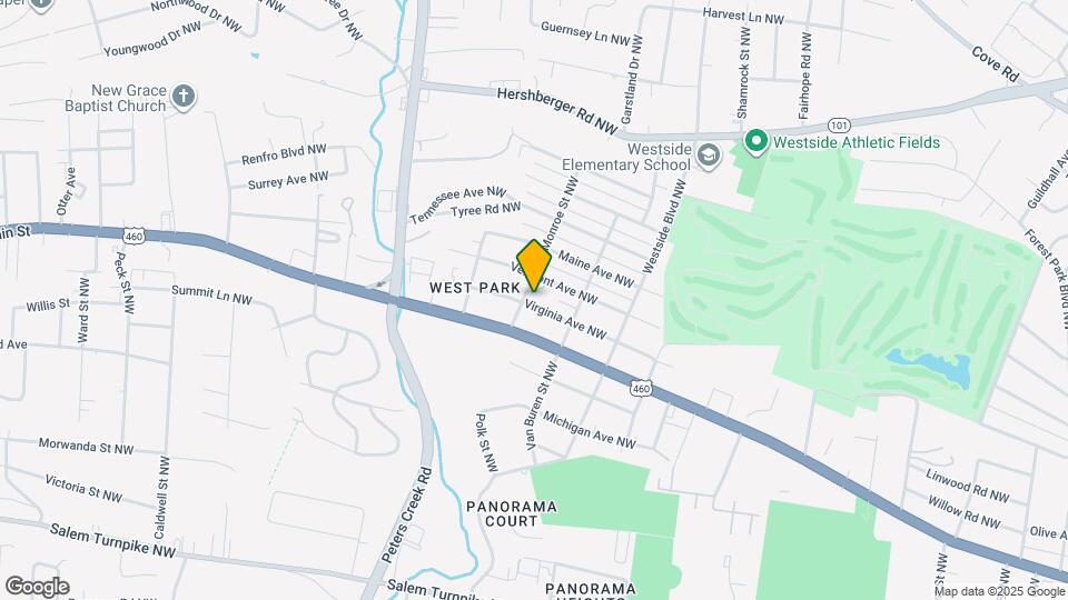 4037 Virginia Ave NW Map and Location Details