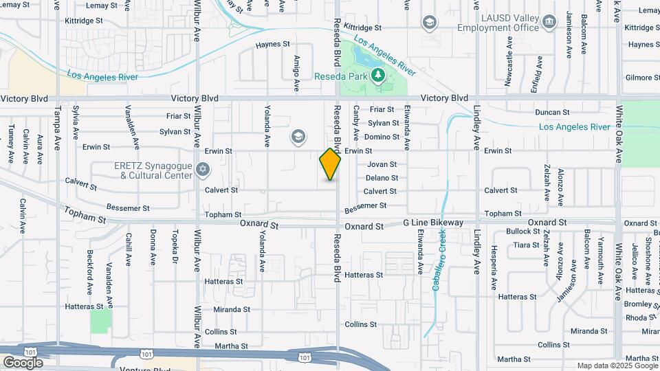 6155 Reseda Blvd Map and Location Details