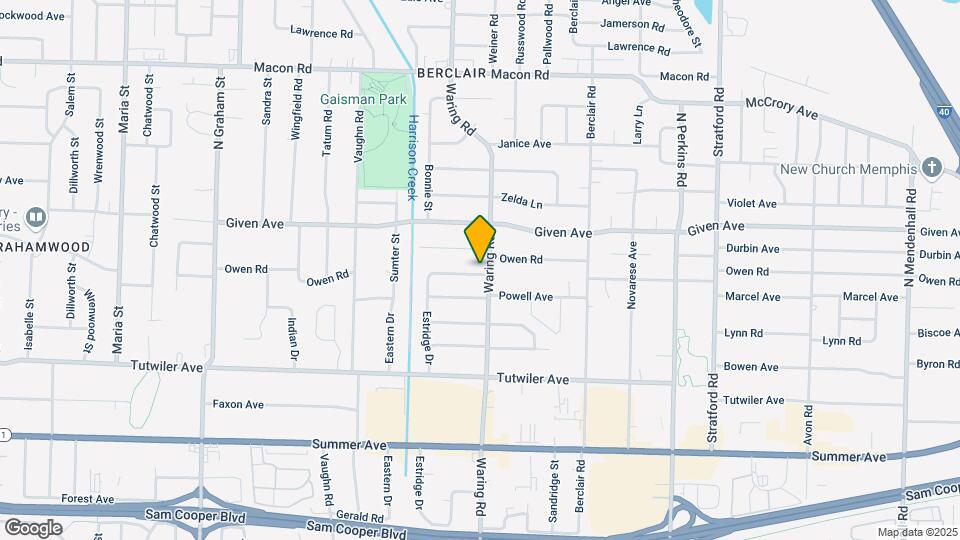 4340 Goldie Ave Map and Location Details