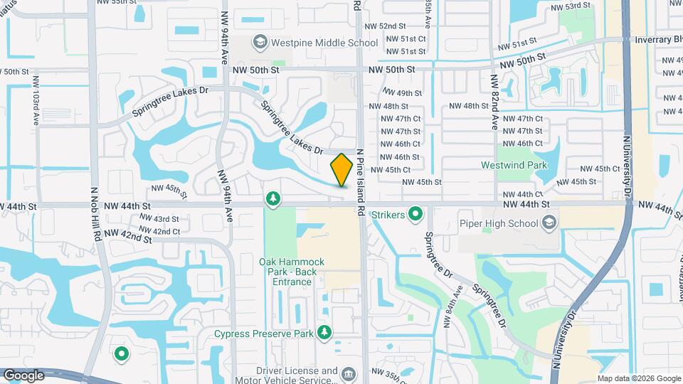 8957 NW 44th Ct Mapa y Detalles de la Ubicación