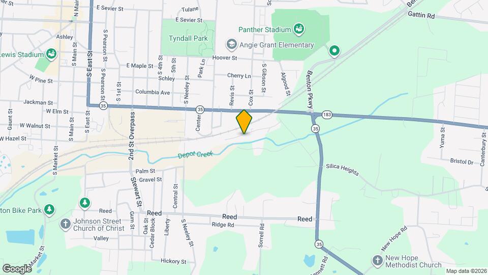 1303 Gray St Map and Location Details