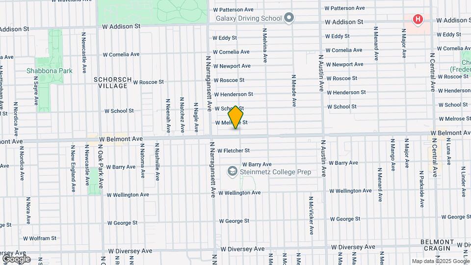 6306 W Belmont Ave Map and Location Details